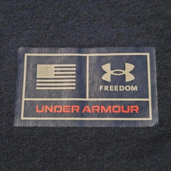 Under Armour Freedom Shirt In Navy -Men Size Small - Picture 4 of 4